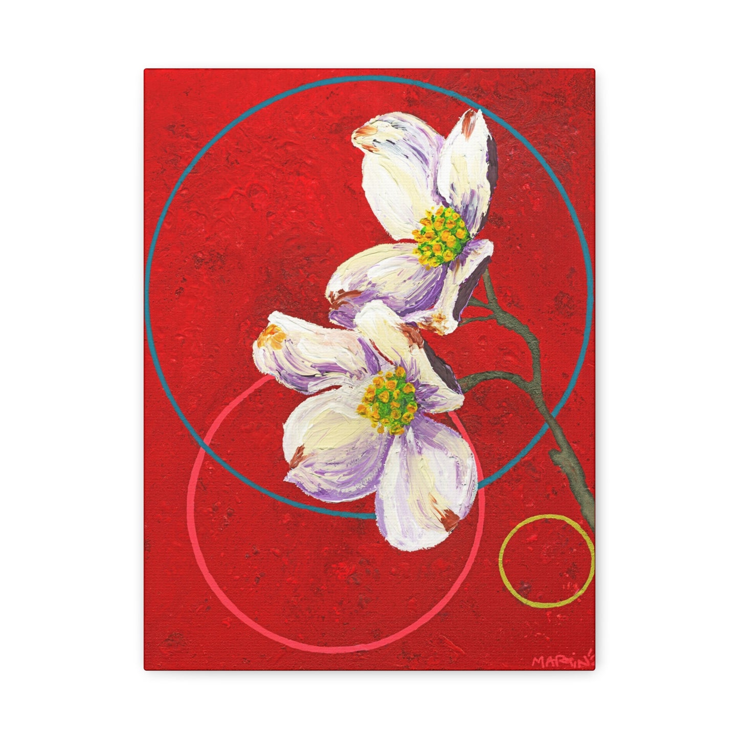 "Dogwood" Matte Canvas, Stretched, 1.25"