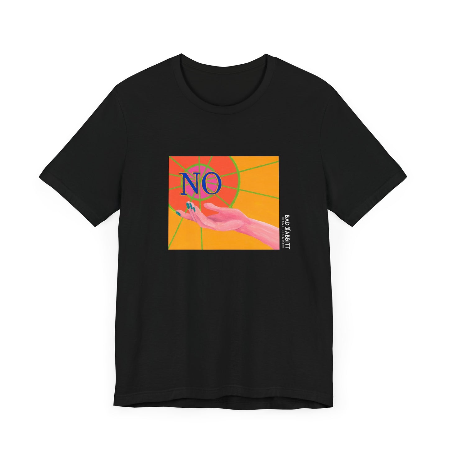 "NO" Hand Unisex Jersey Short Sleeve Tee