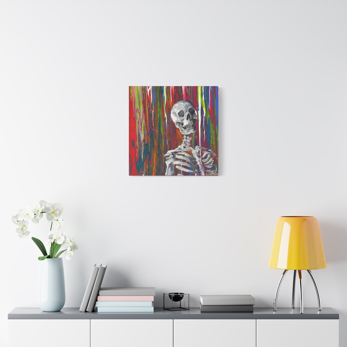 "Glitter Bones" Matte Canvas, Stretched, 1.25"