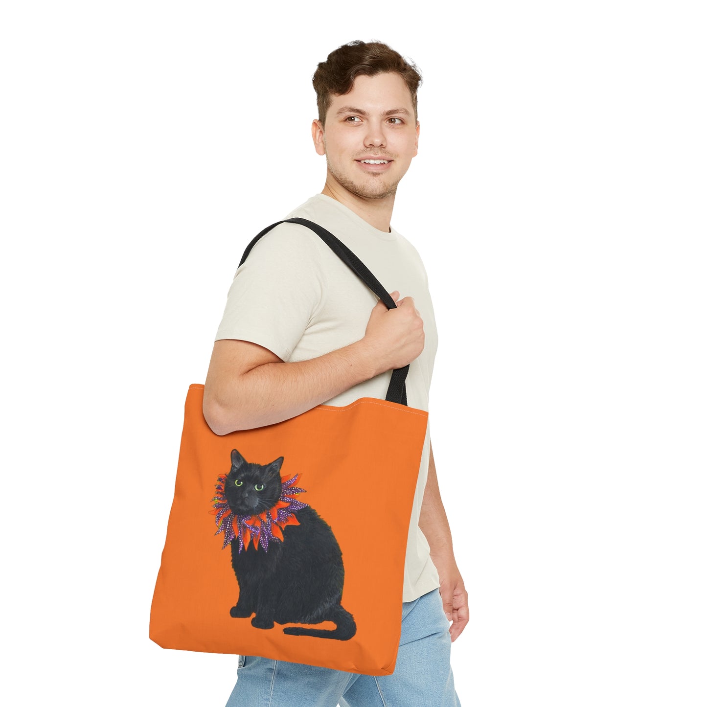 12 the Magical Halloween Cat Tote Bag (AOP)