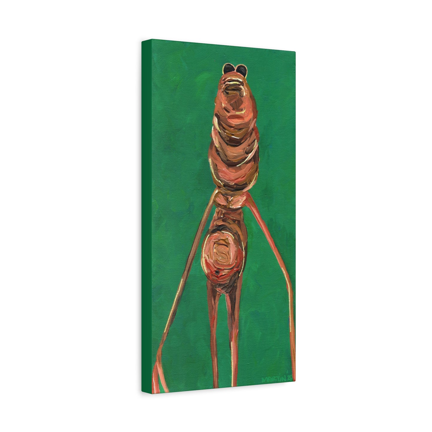 Marcus the Worm Matte Canvas, Stretched, 1.25"