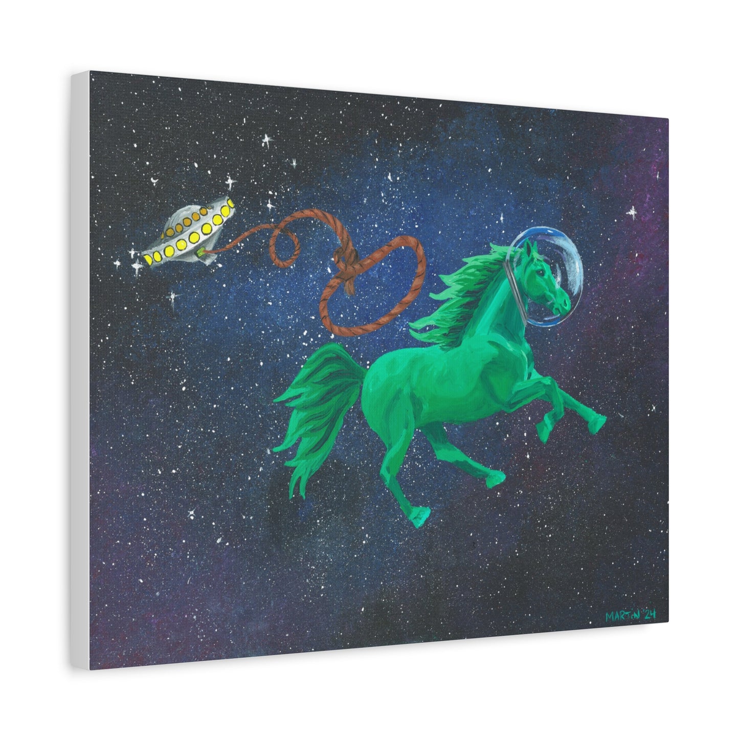 Space Horse Canvas Gallery Wrap