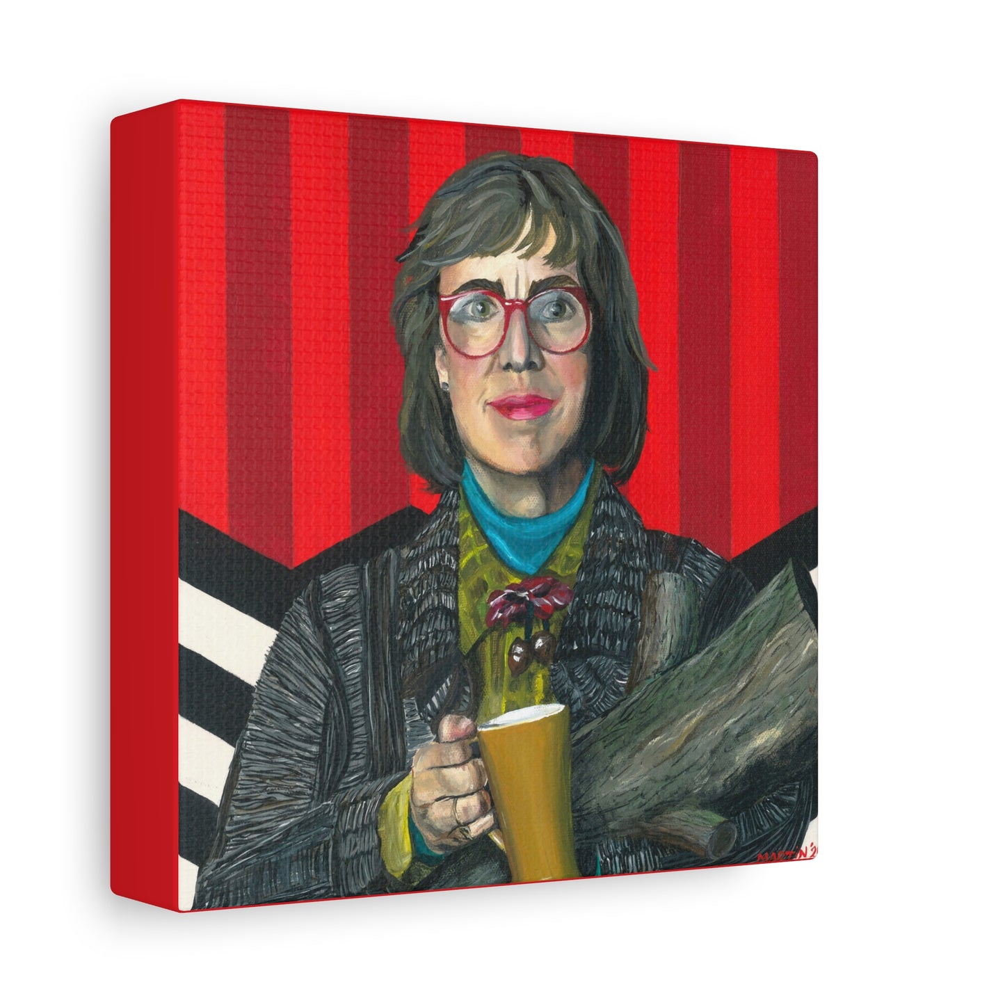 Log Lady Canvas Gallery Wrap