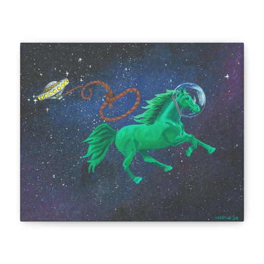 Space Horse Canvas Gallery Wrap