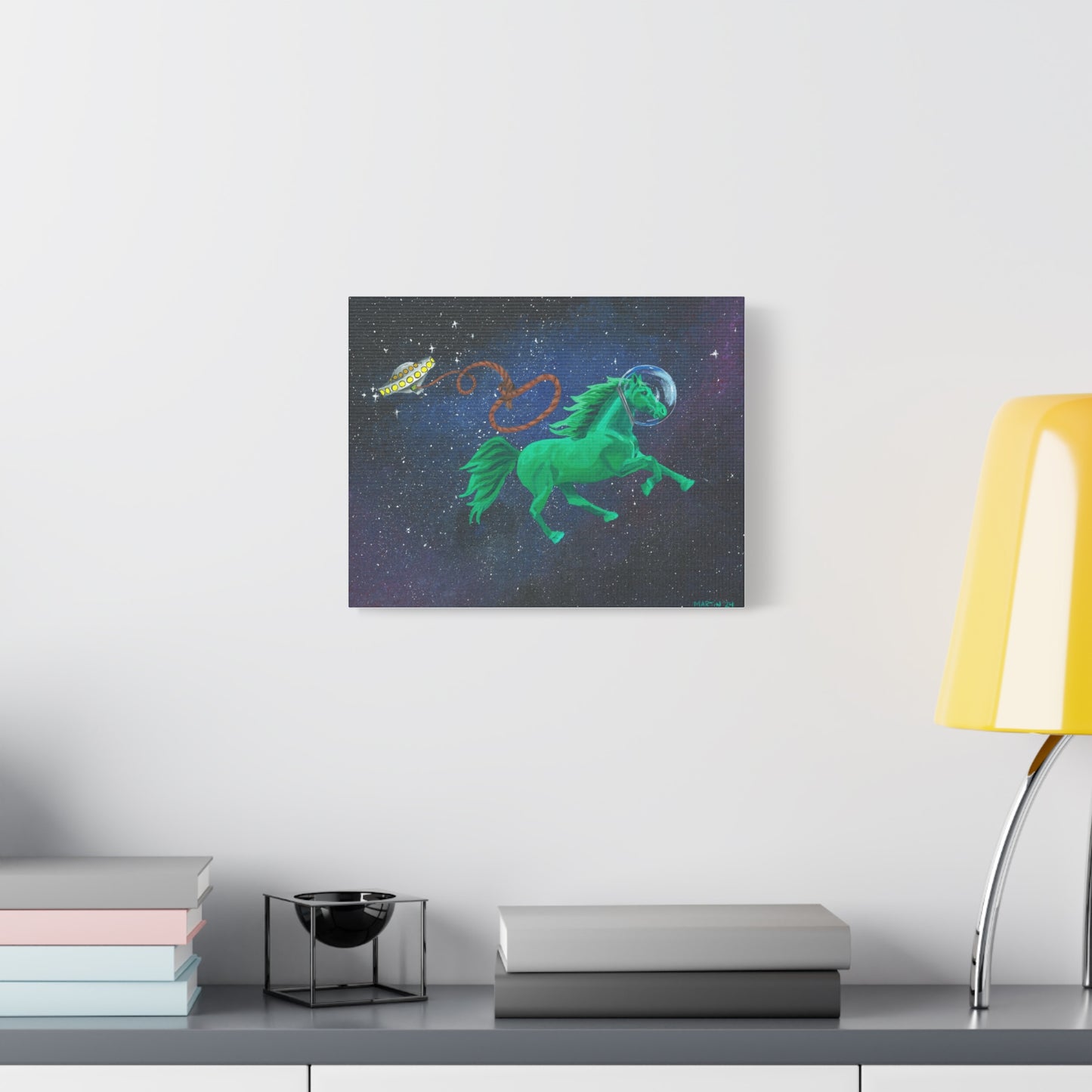 Space Horse Canvas Gallery Wrap
