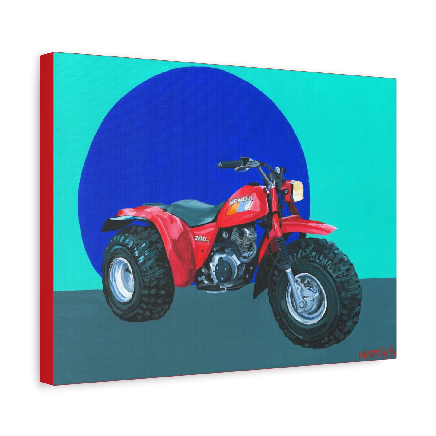 Honda ATC 200 Canvas Gallery Wrap