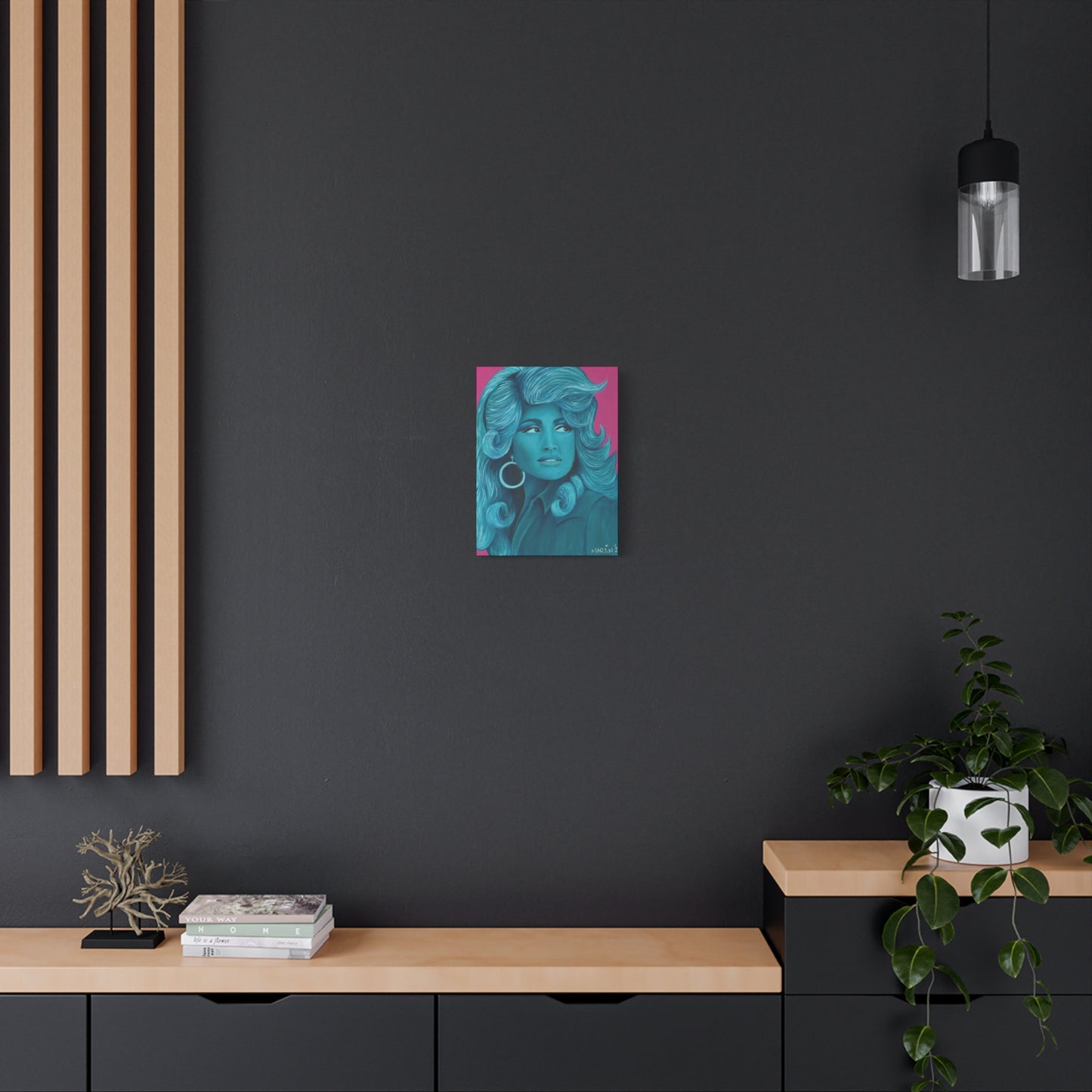 Teal Dolly - Canvas Gallery Wrap