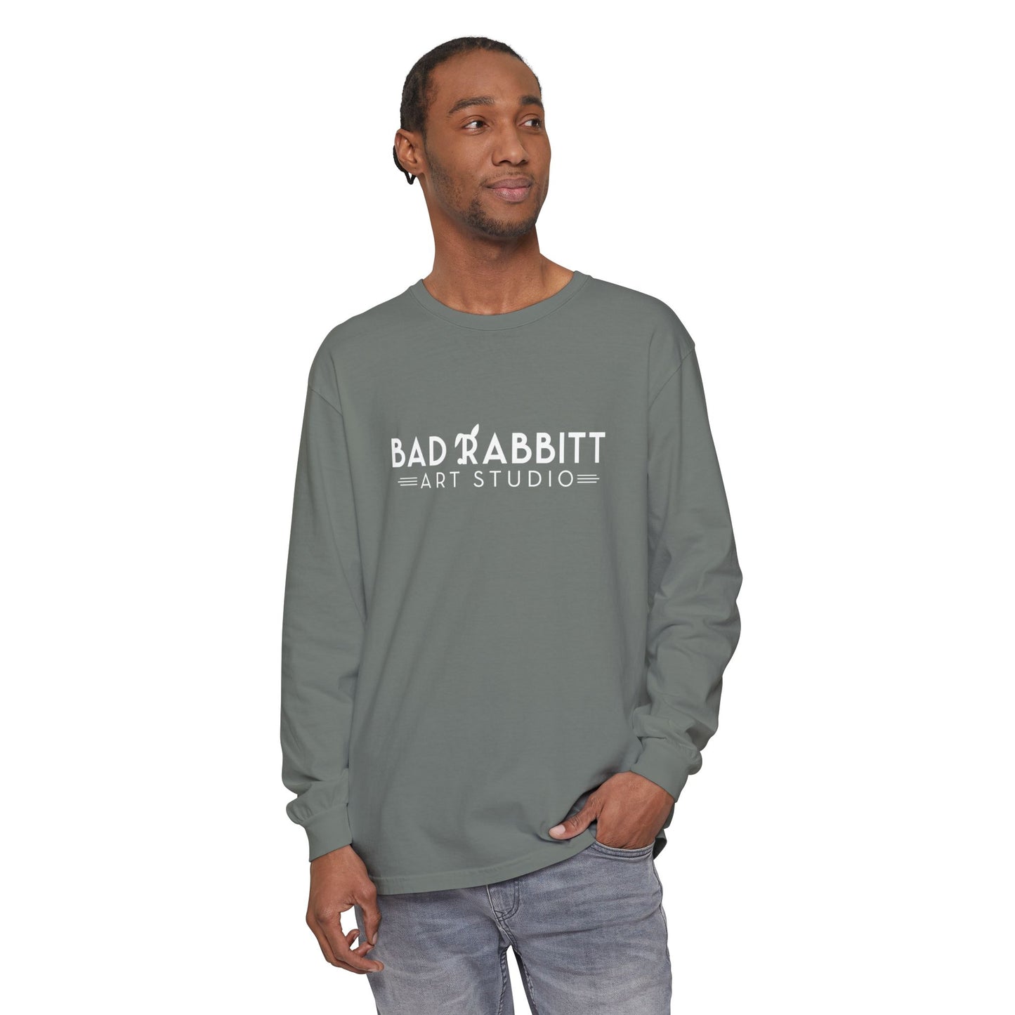 Bad Rabbitt Art Studio Comfort Color's Unisex Garment-dyed Long Sleeve T-Shirt