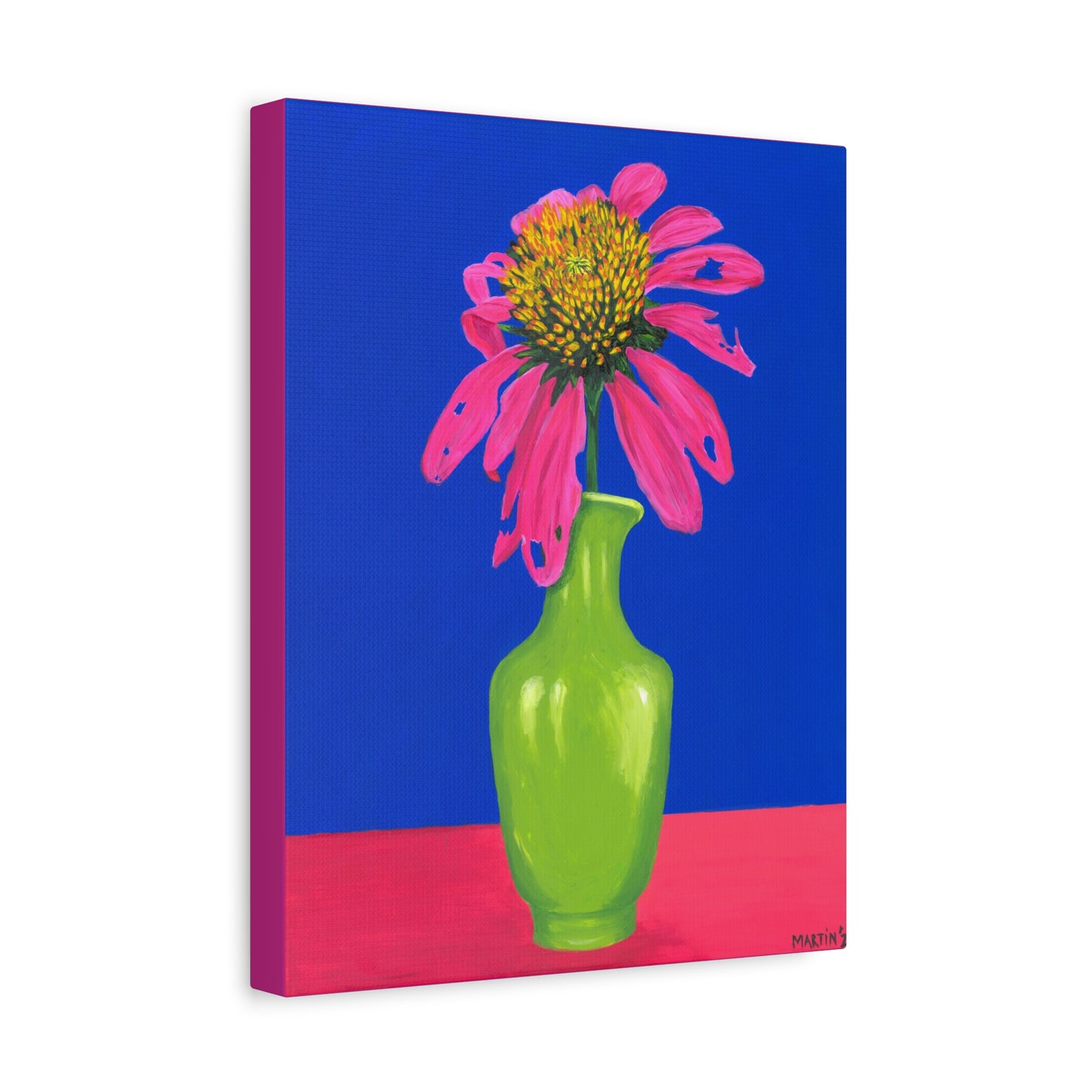 Beat-Up Coneflower Canvas Gallery Wrap
