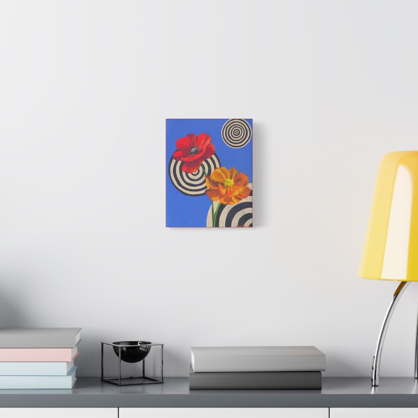 "A Poppy and a Cosmo" Matte Canvas, Stretched, 1.25"