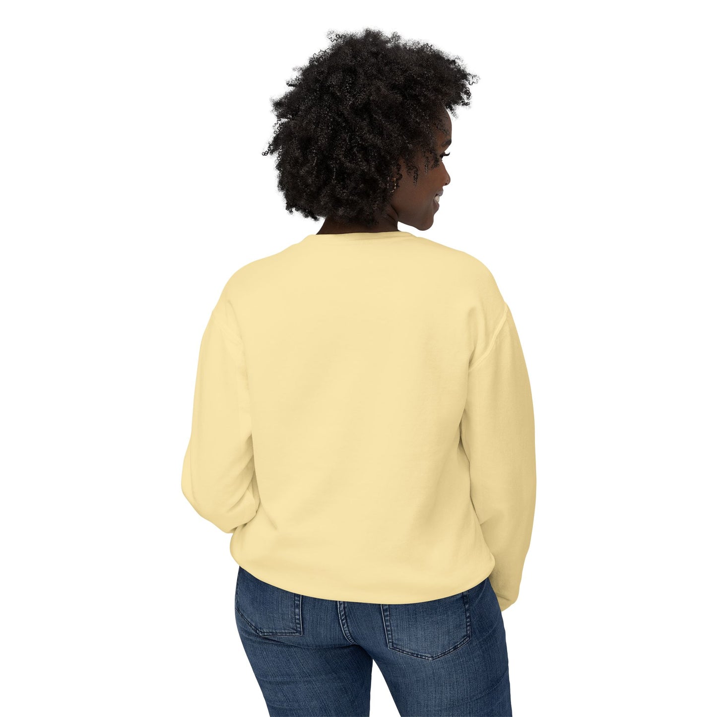 "Bad Rabbitt Art Studio" Unisex Lightweight Crewneck Sweatshirt