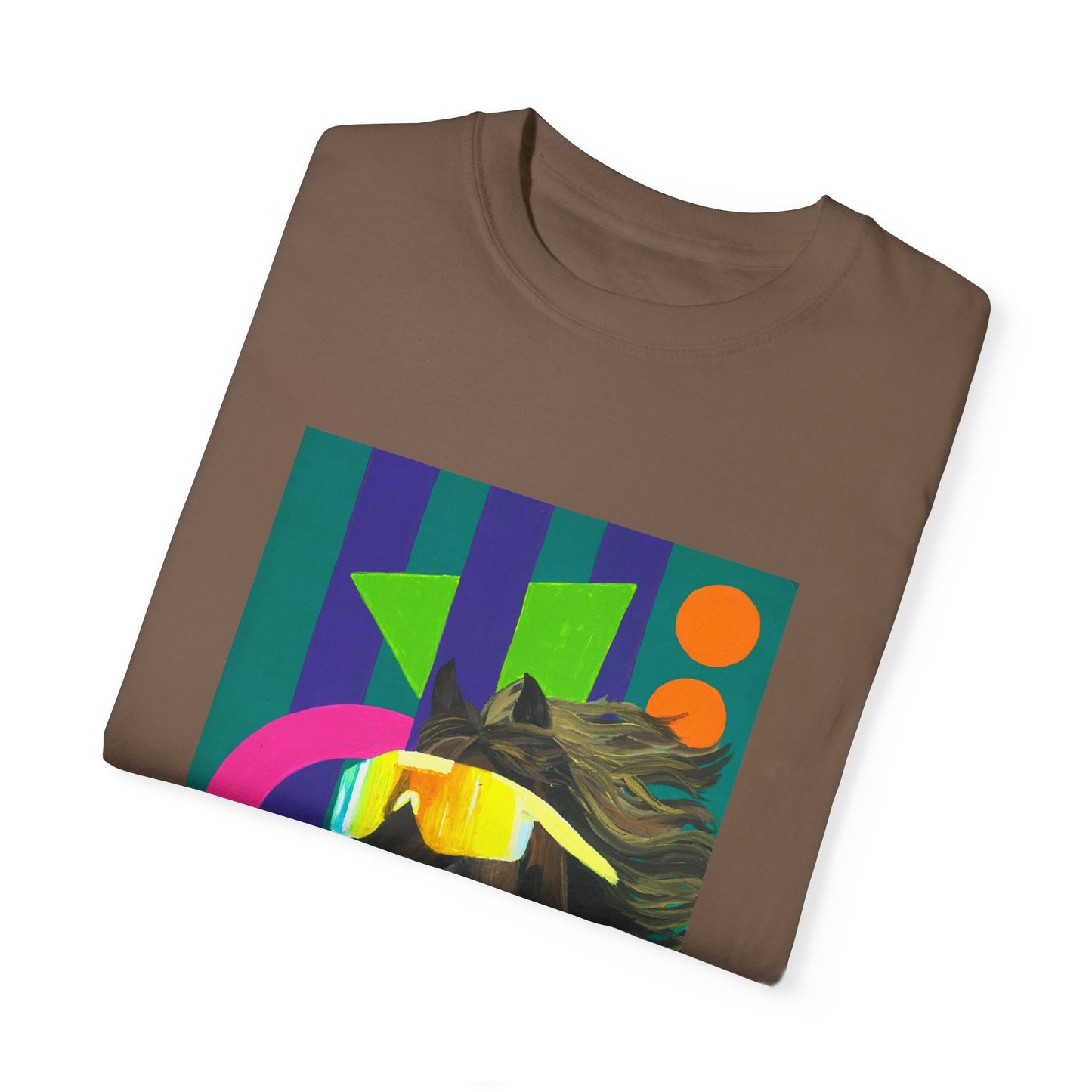 Dude Bro Horse Unisex Garment-Dyed T-shirt