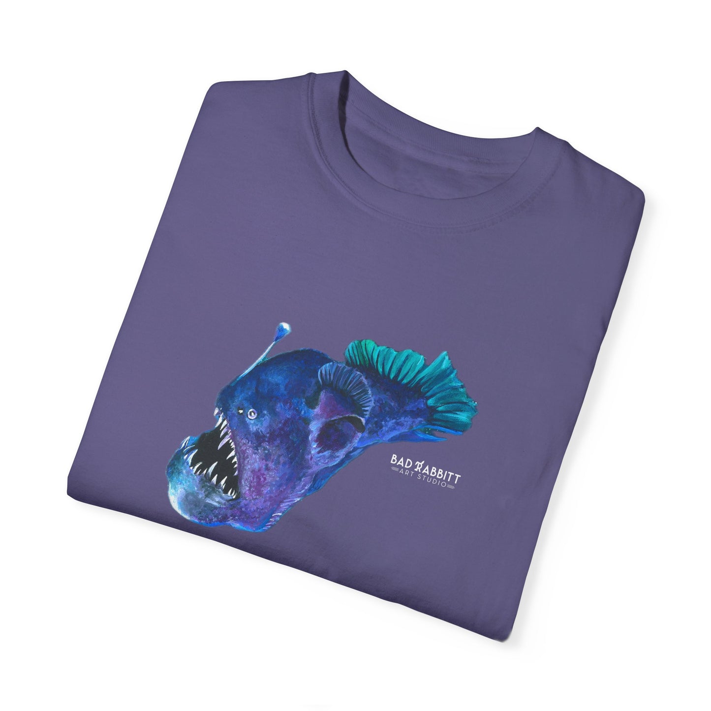 Angler Fish Unisex Garment-Dyed T-shirt