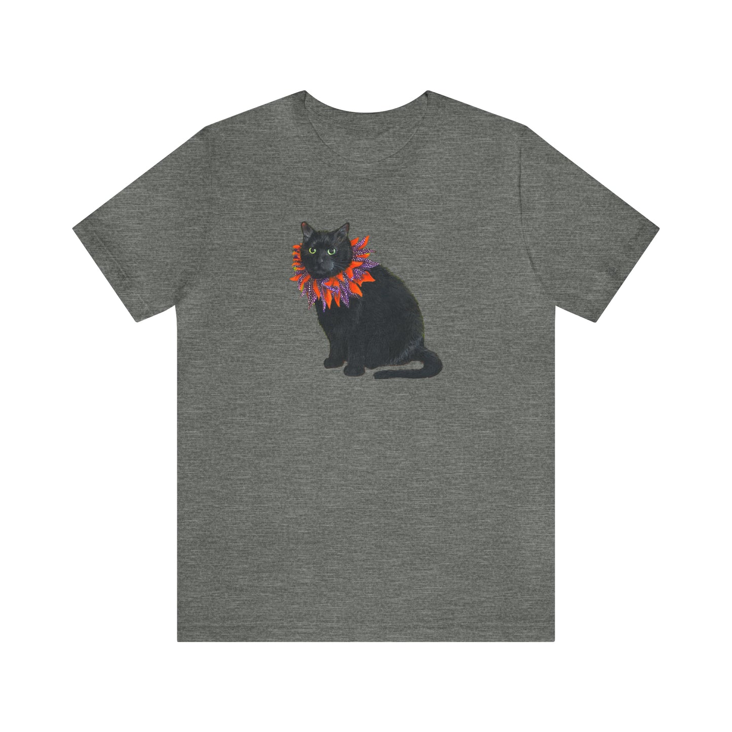 12 the Magical Halloween Cat Unisex Jersey Short Sleeve Tee