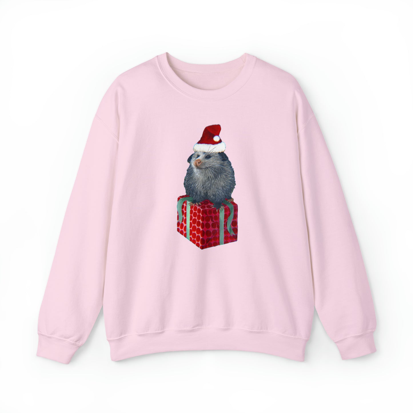 Christmas Opossum Unisex Heavy Blend™ Crewneck Sweatshirt