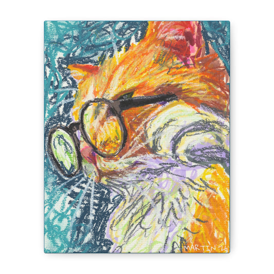 "Outside Dave in his Glasses" Matte Canvas, Stretched, 1.25"