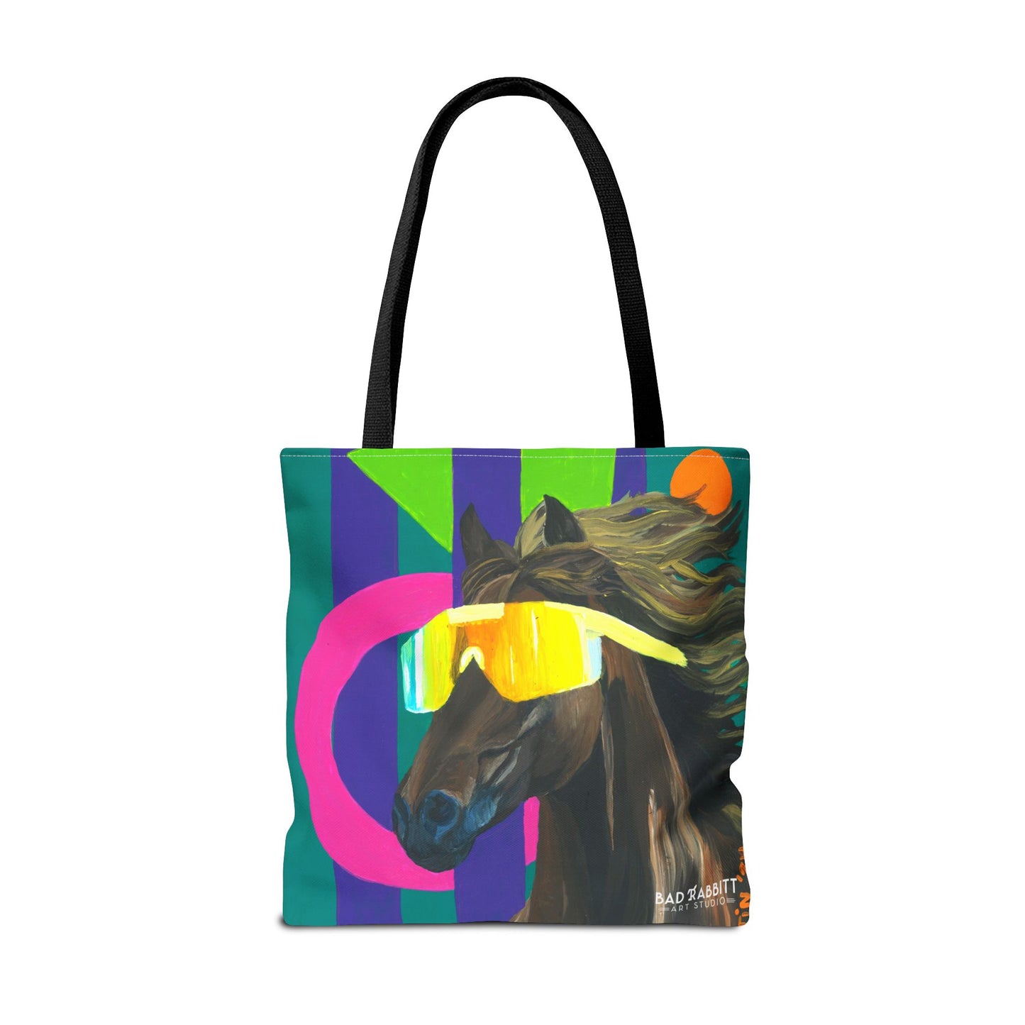 Dude Bro Horse Tote Bag (AOP)