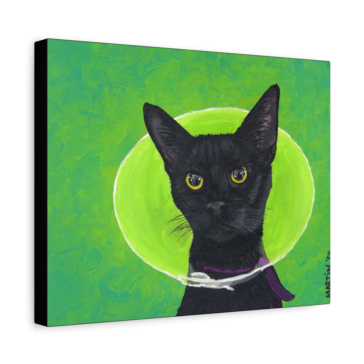 Gene Parmesan Cone of Shame - Canvas Gallery Wrap