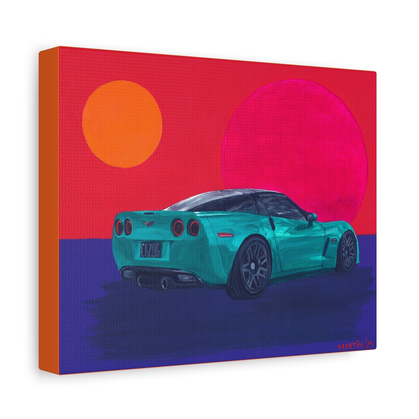 C6 Z06 Corvette Canvas Gallery Wrap