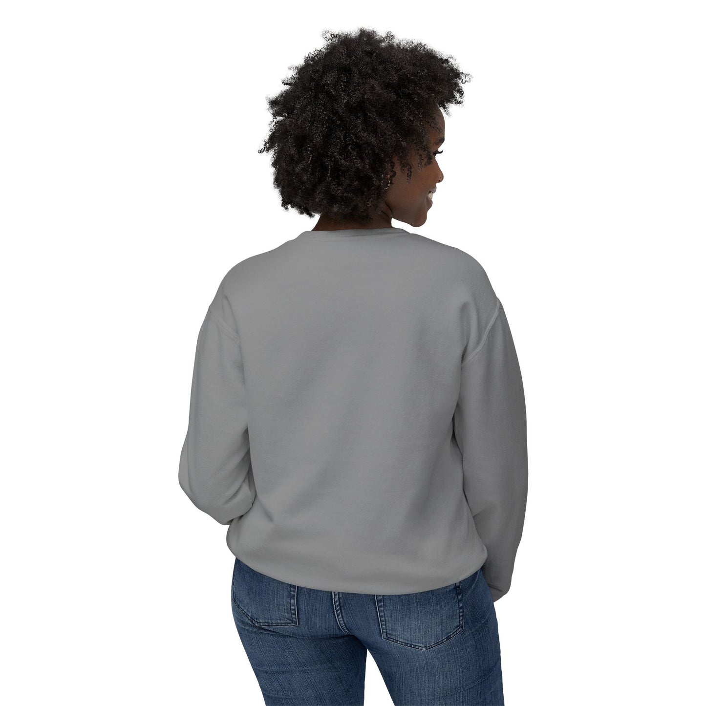 "Bad Rabbitt Art Studio" Unisex Lightweight Crewneck Sweatshirt