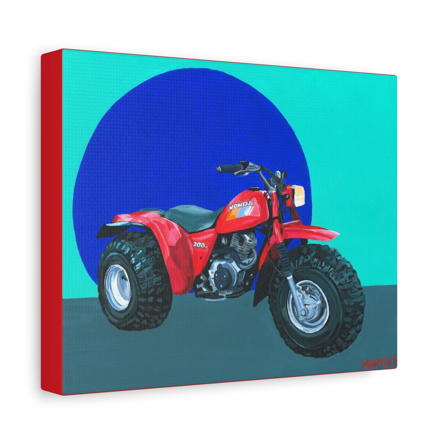 Honda ATC 200 Canvas Gallery Wrap