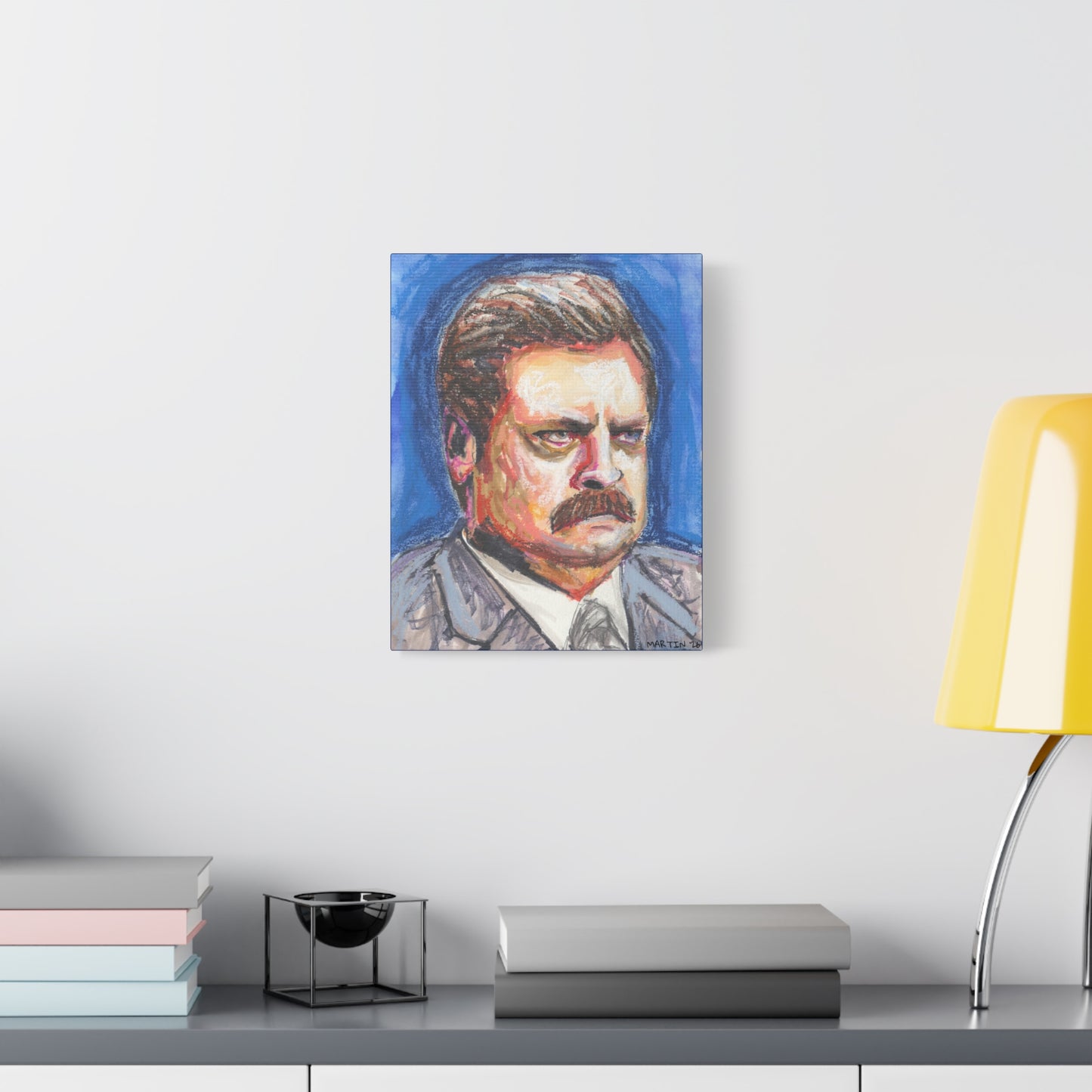 "Swan Ronson" Matte Canvas, Stretched, 1.25"