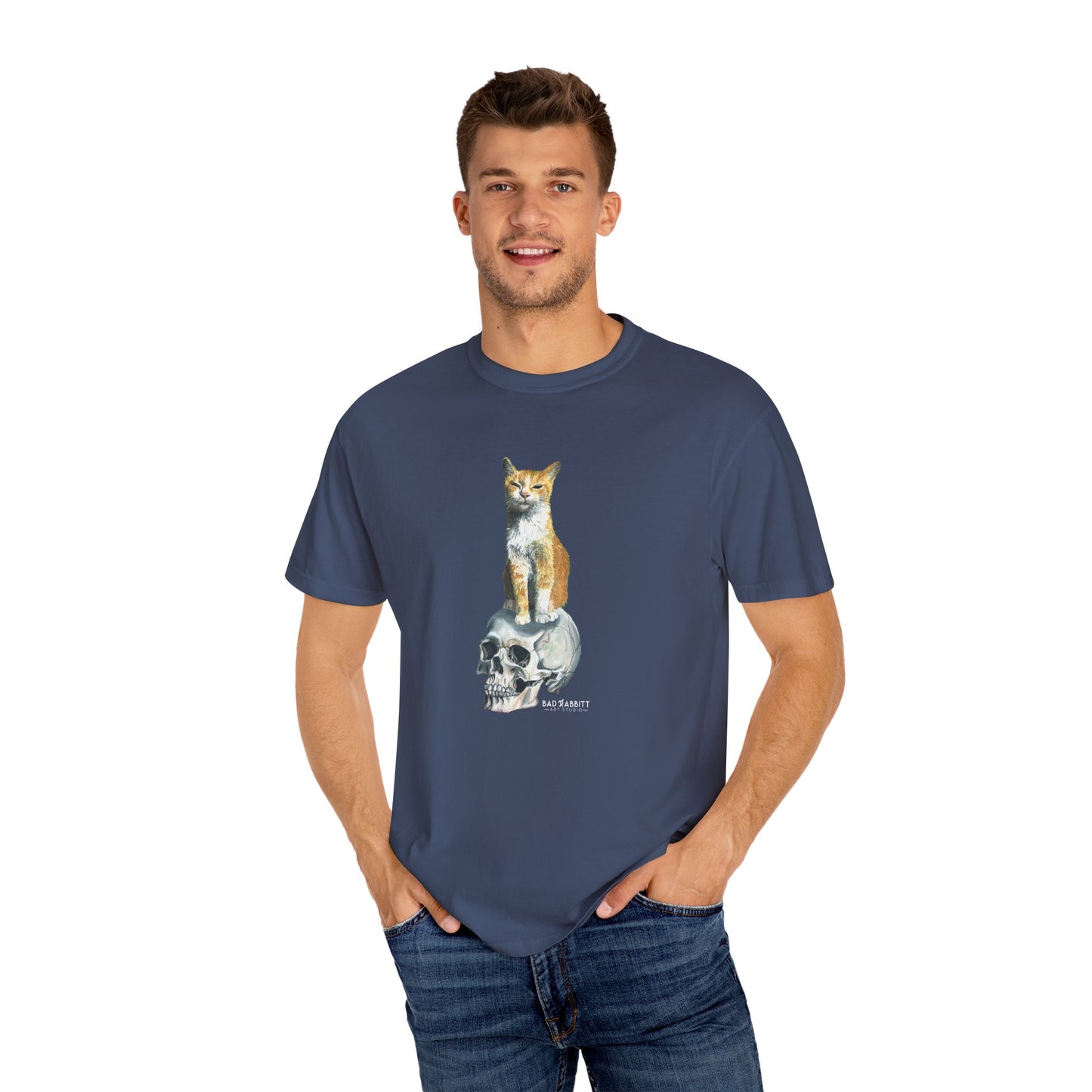 Dave and the Skull of His Enemy Unisex Garment-Dyed T-shirt