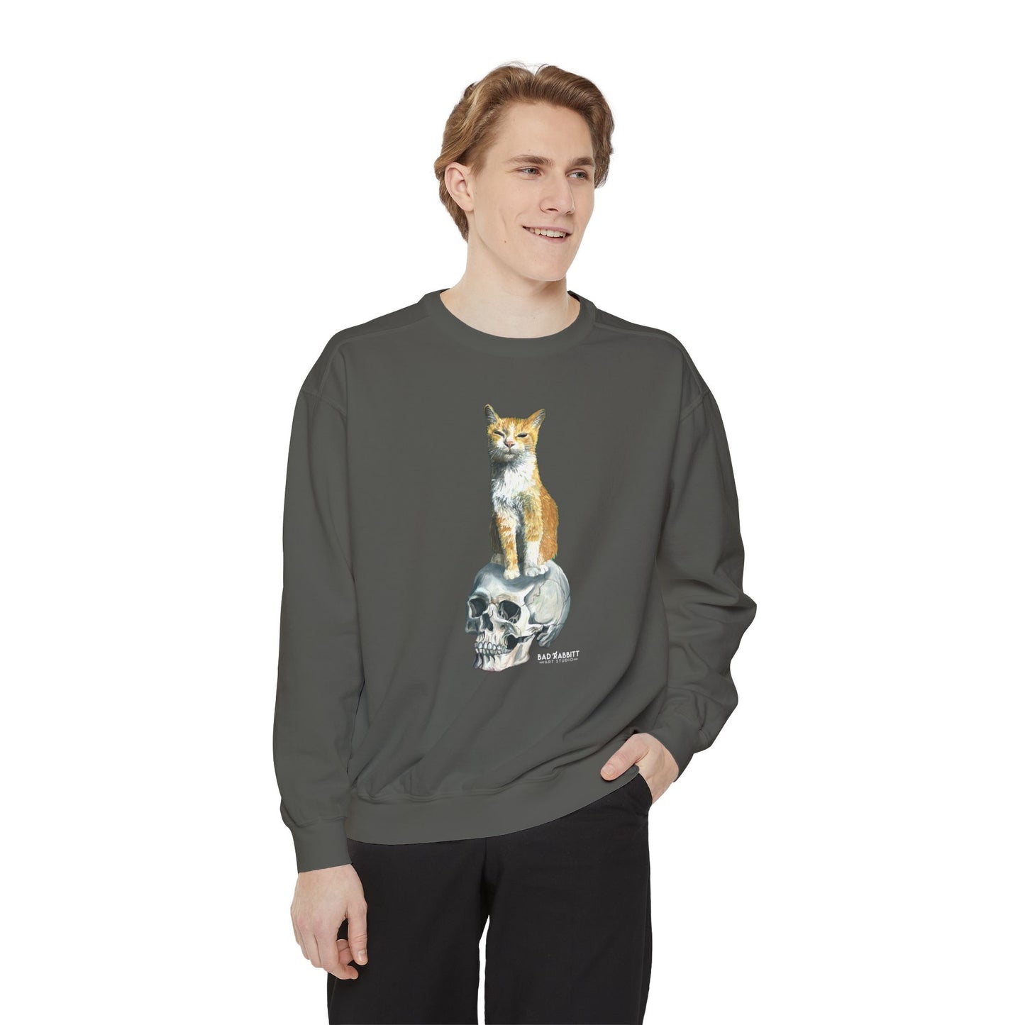 Dave and the Skull of His Enemy Unisex Garment-Dyed Sweatshirt