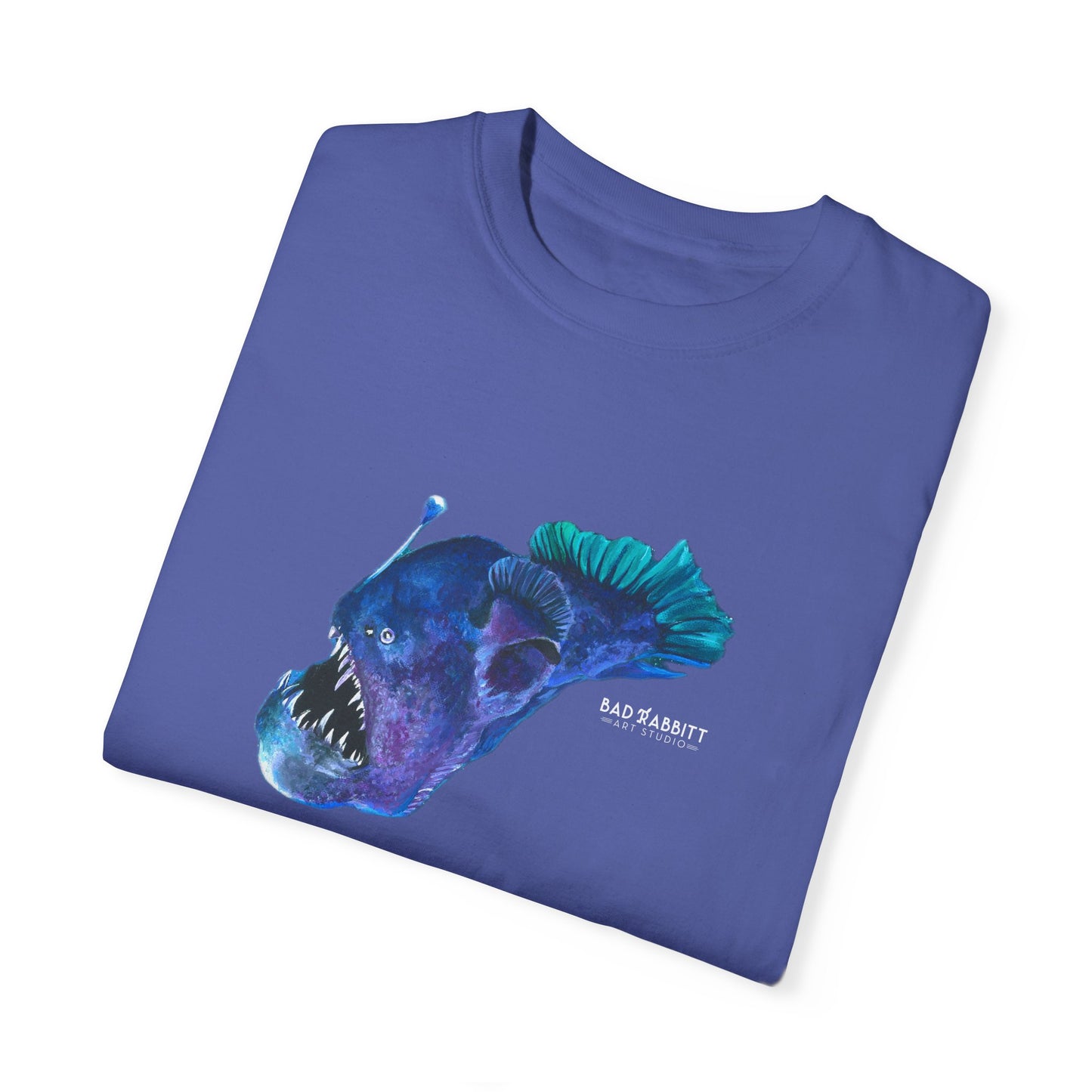 Angler Fish Unisex Garment-Dyed T-shirt