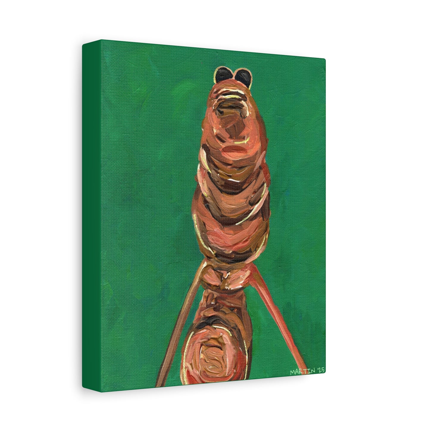 Marcus the Worm Matte Canvas, Stretched, 1.25"