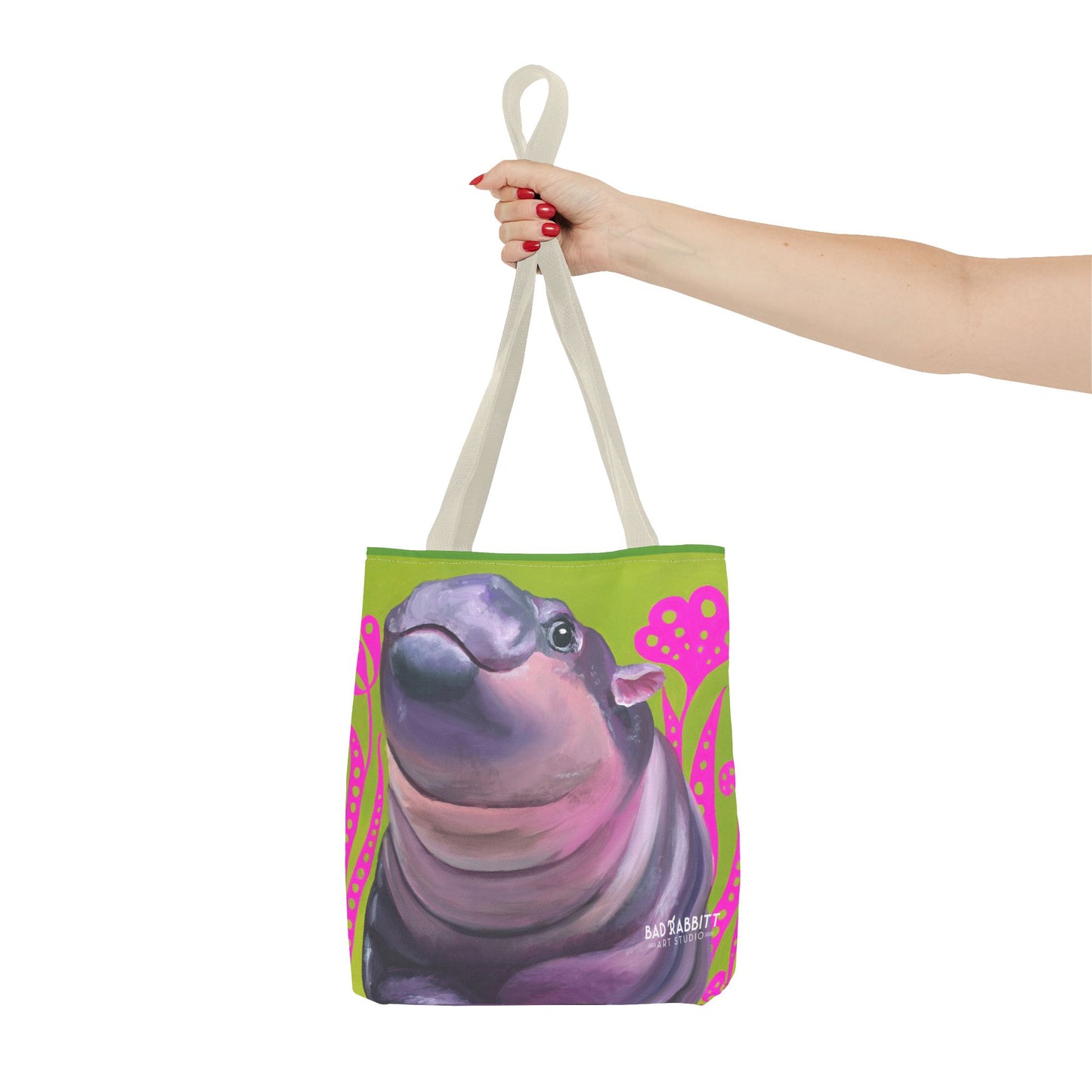 Moo Deng Tote Bag (AOP)