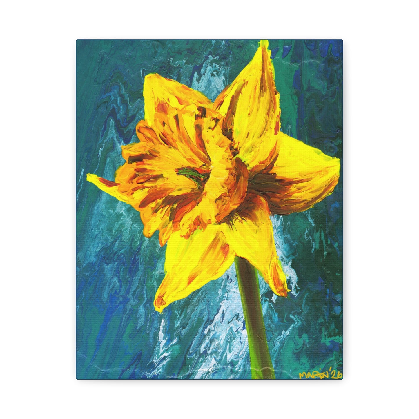 "Daffodil" Matte Canvas, Stretched, 1.25"
