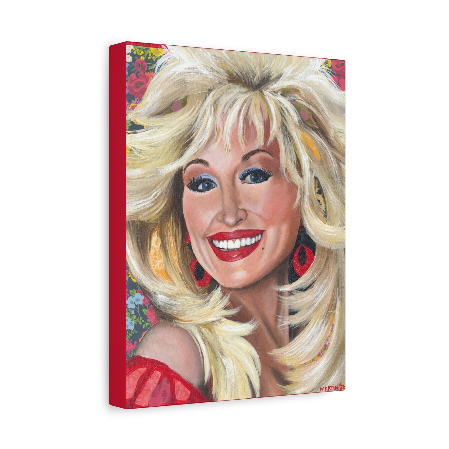 "Dolly" Matte Canvas, Stretched, 1.25"