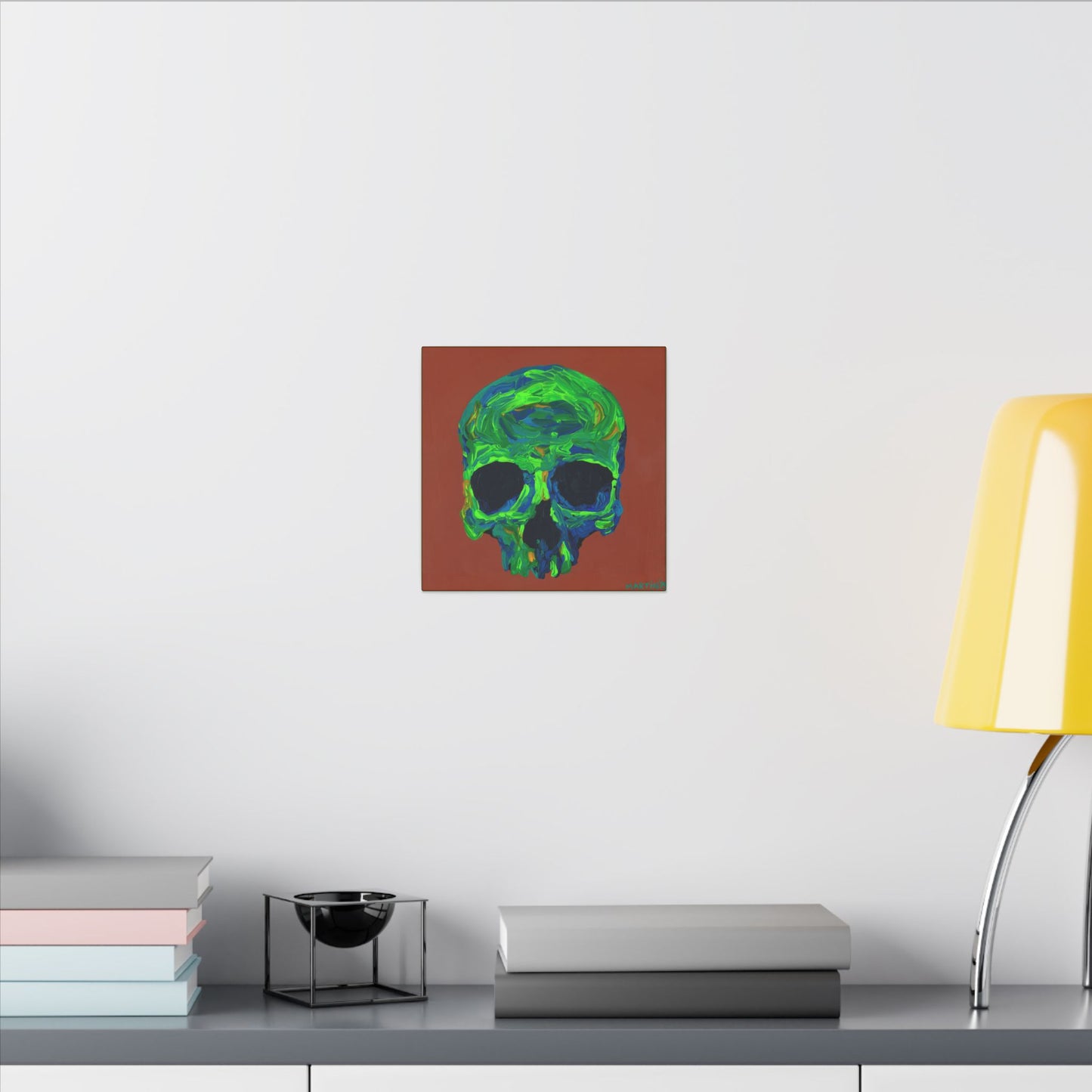 Goopy Skull Canvas Gallery Wrap
