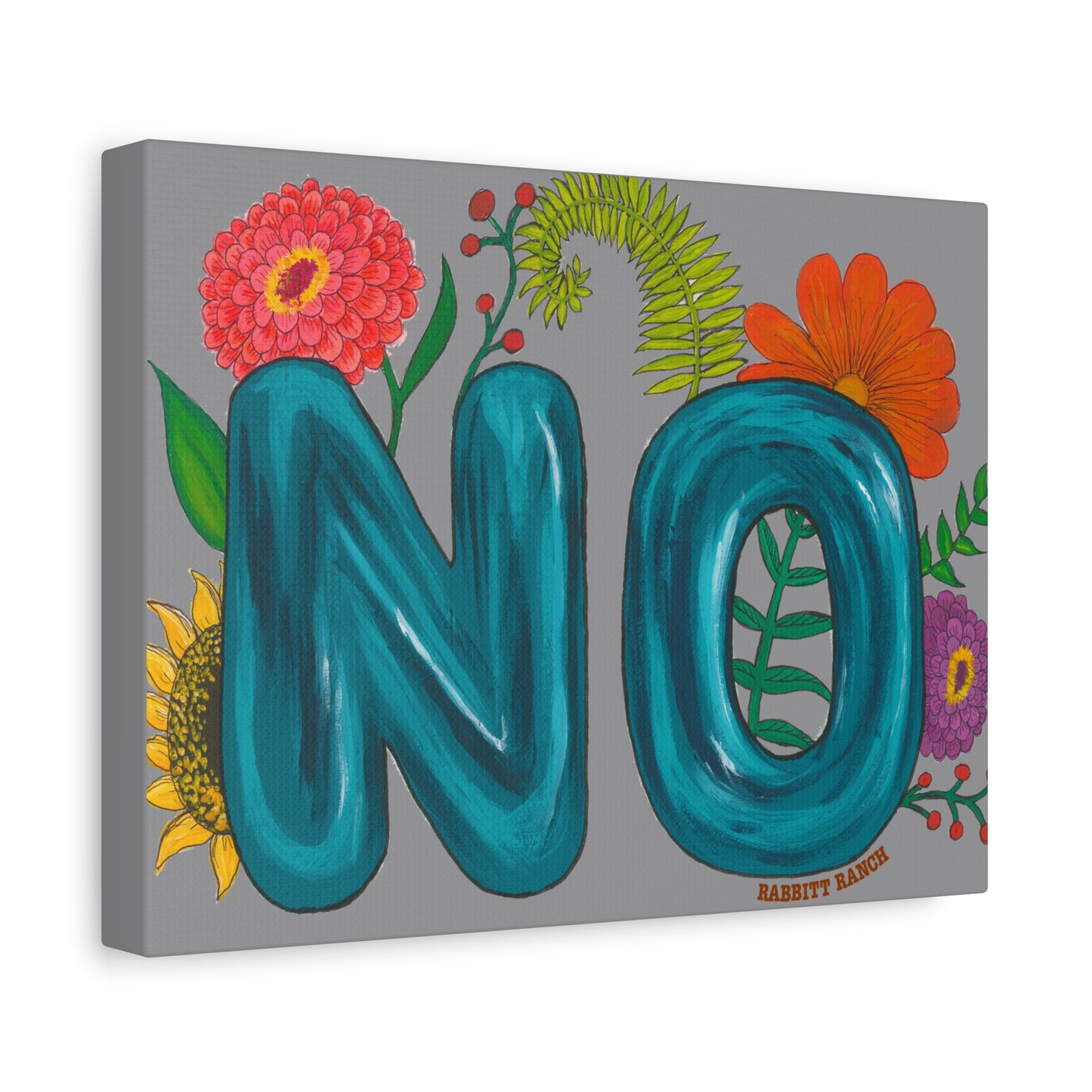 "NO" Canvas Gallery Wraps