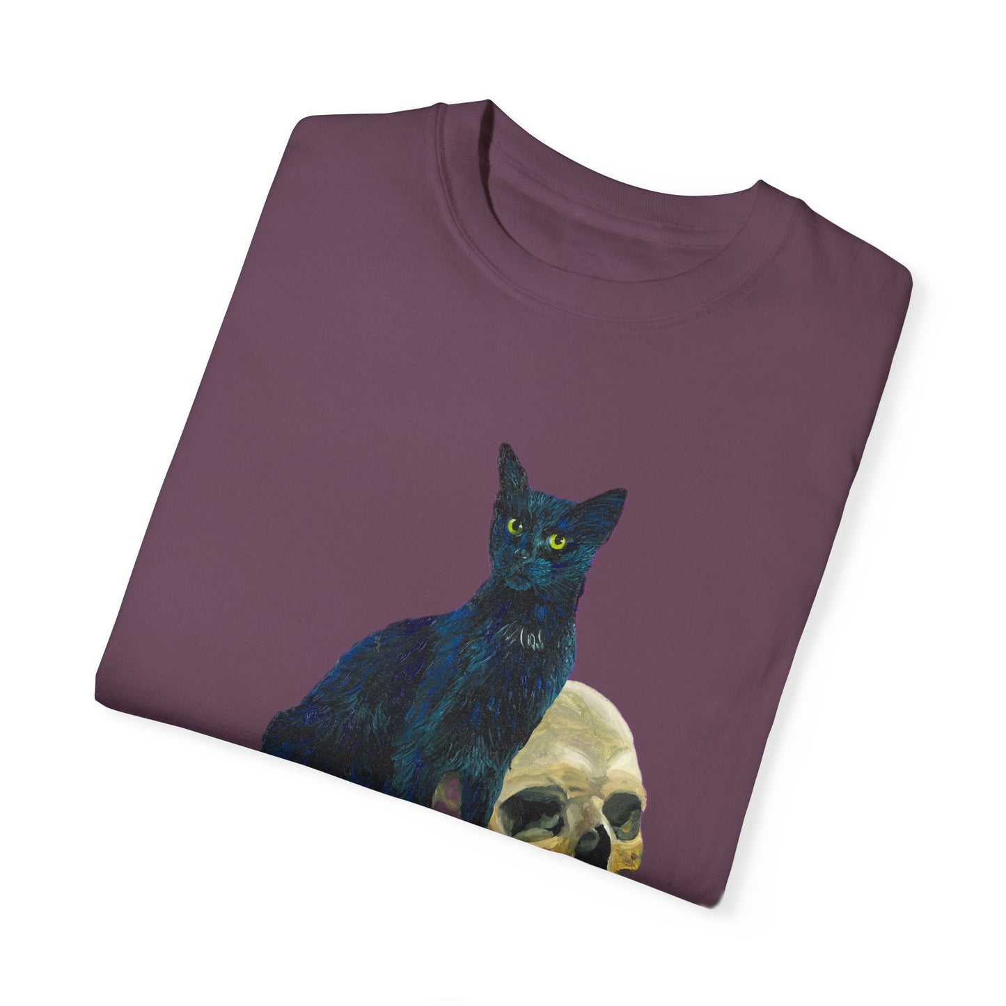 Gene Parmesan with the Skull of Dave's Enemy Unisex Garment-Dyed T-shirt