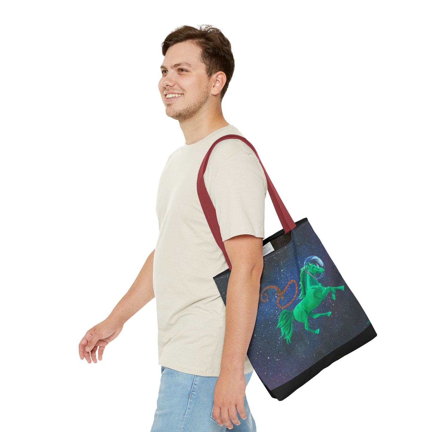 Space Horse Tote Bag