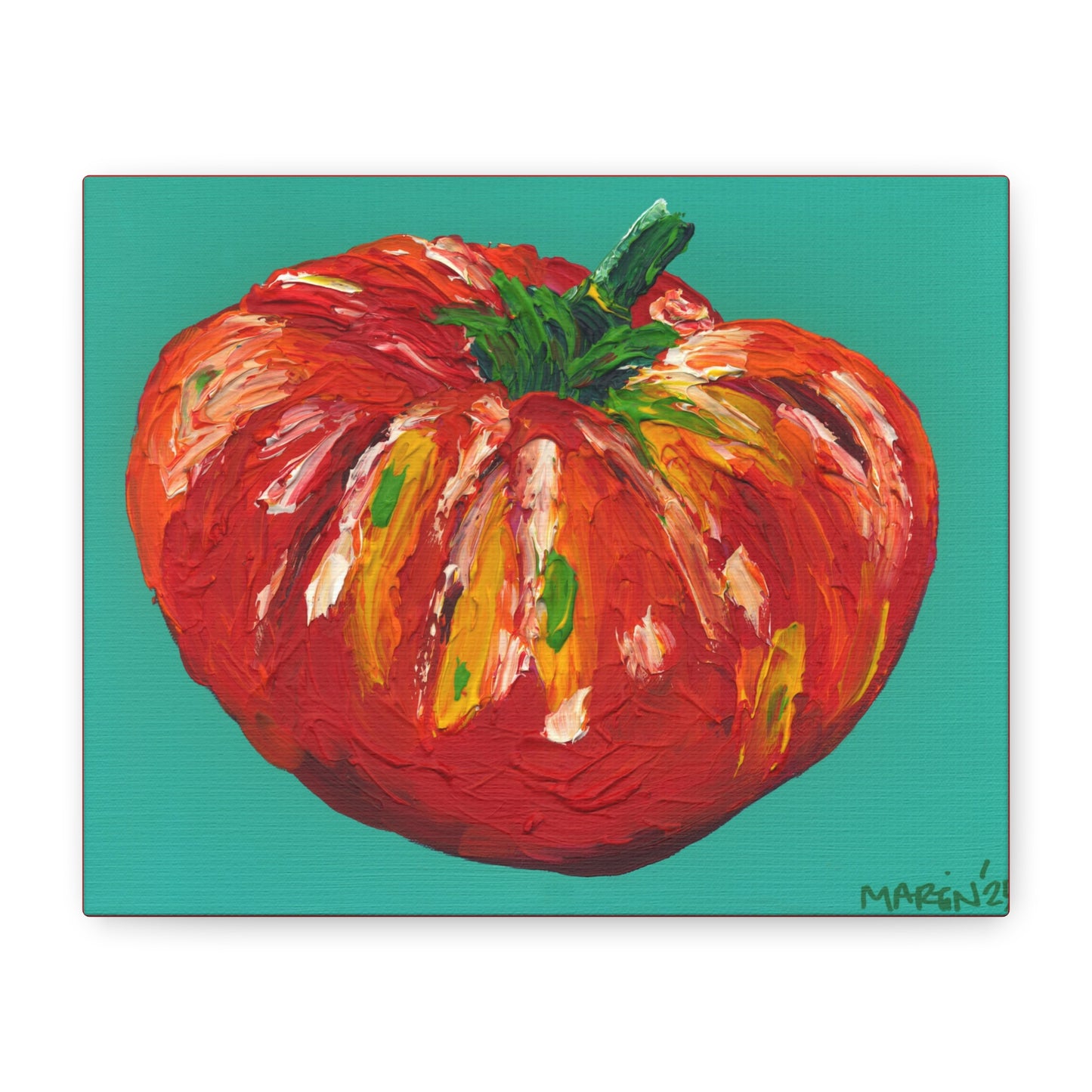 Funky Tomato 3 Matte Canvas, Stretched, 1.25"