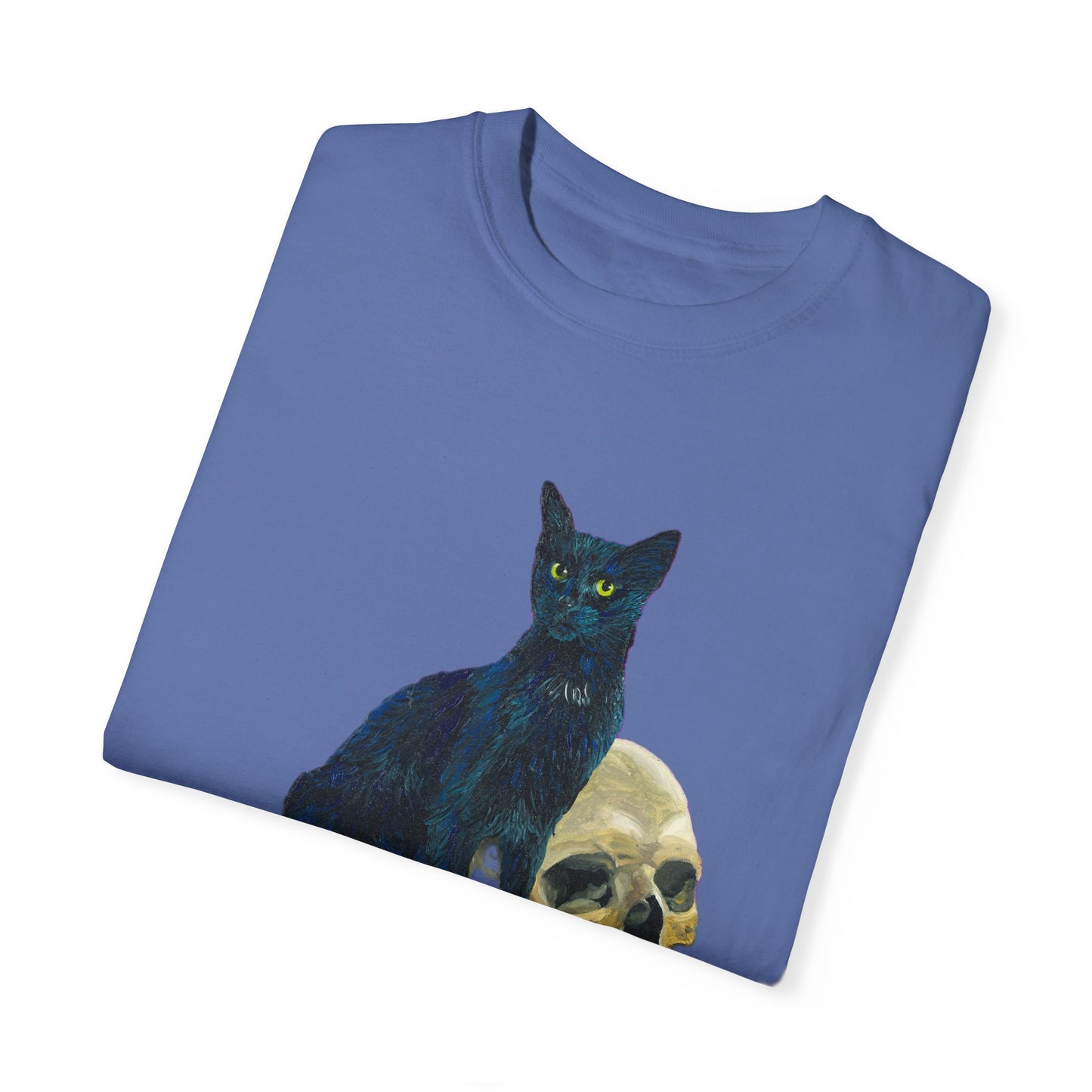Gene Parmesan with the Skull of Dave's Enemy Unisex Garment-Dyed T-shirt