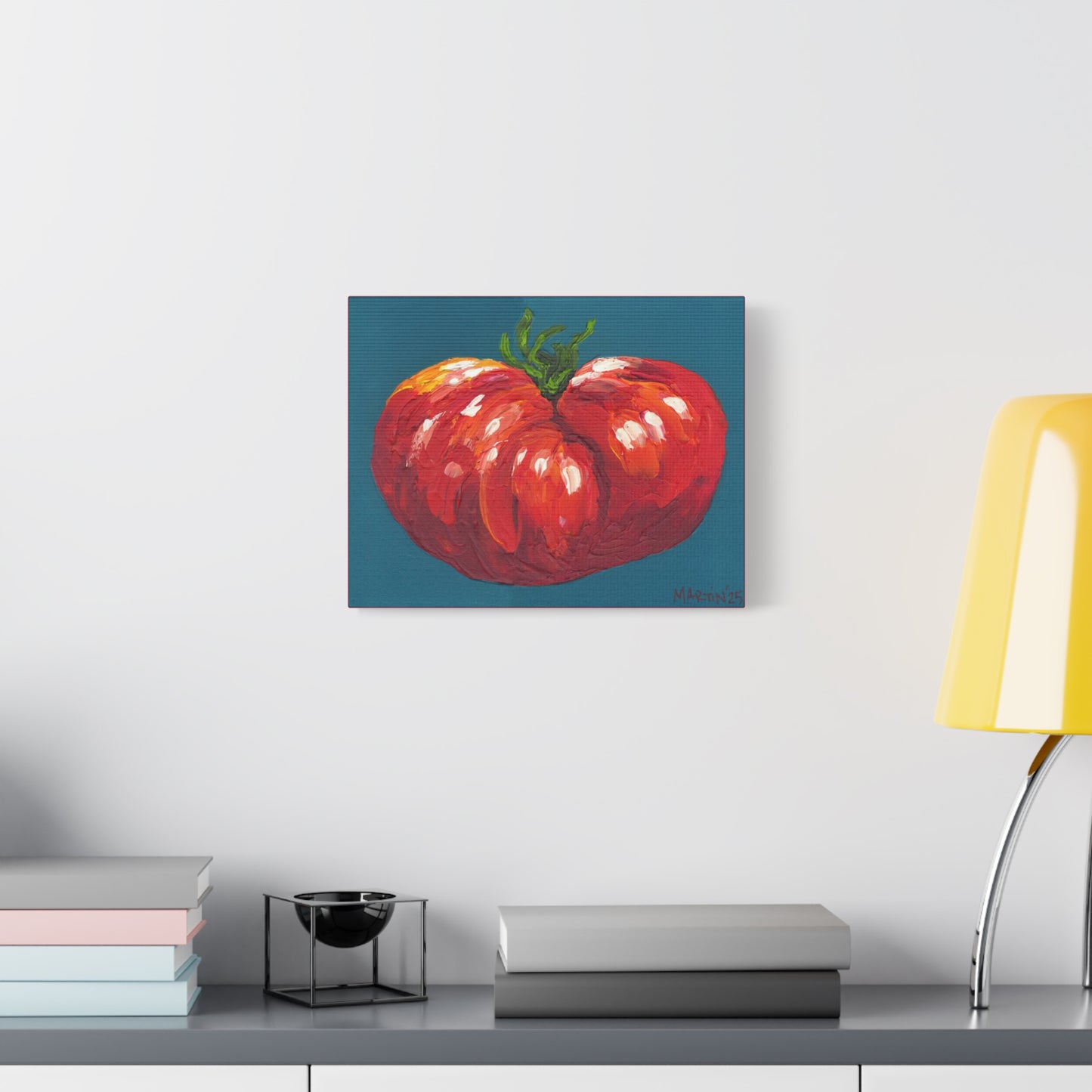 Funky Red Tomato Matte Canvas, Stretched, 1.25"