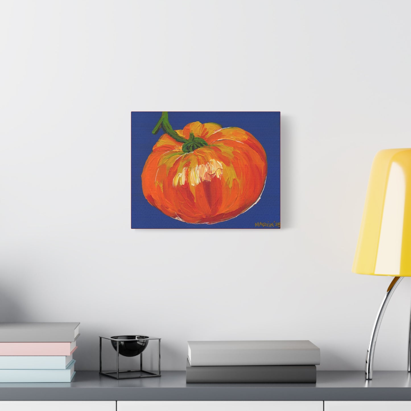 Funky Yellow Tomato Matte Canvas, Stretched, 1.25"