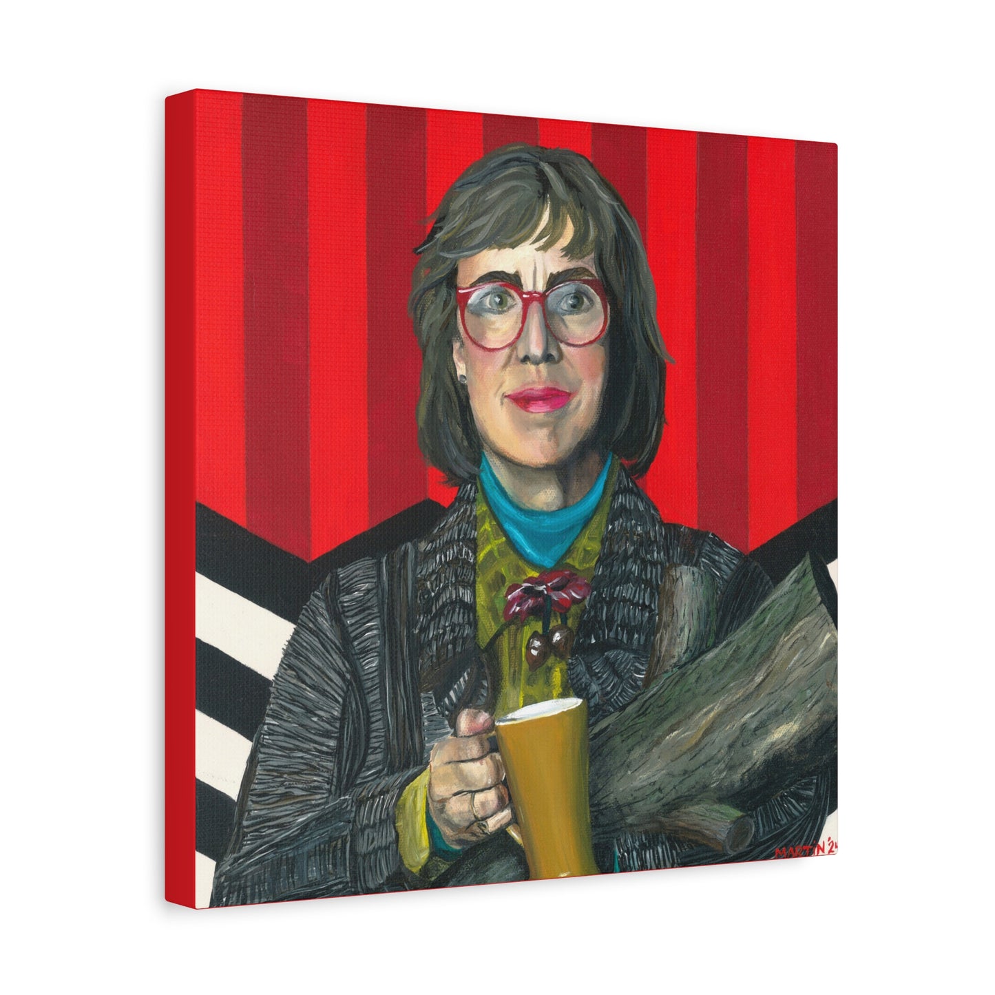 Log Lady Canvas Gallery Wrap