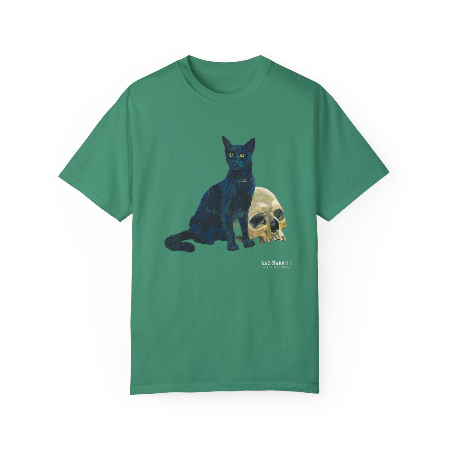 Gene Parmesan with the Skull of Dave's Enemy Unisex Garment-Dyed T-shirt