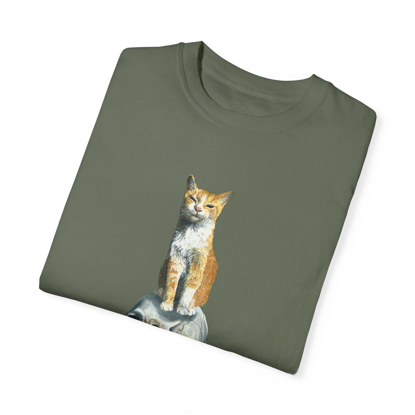 Dave and the Skull of His Enemy Unisex Garment-Dyed T-shirt