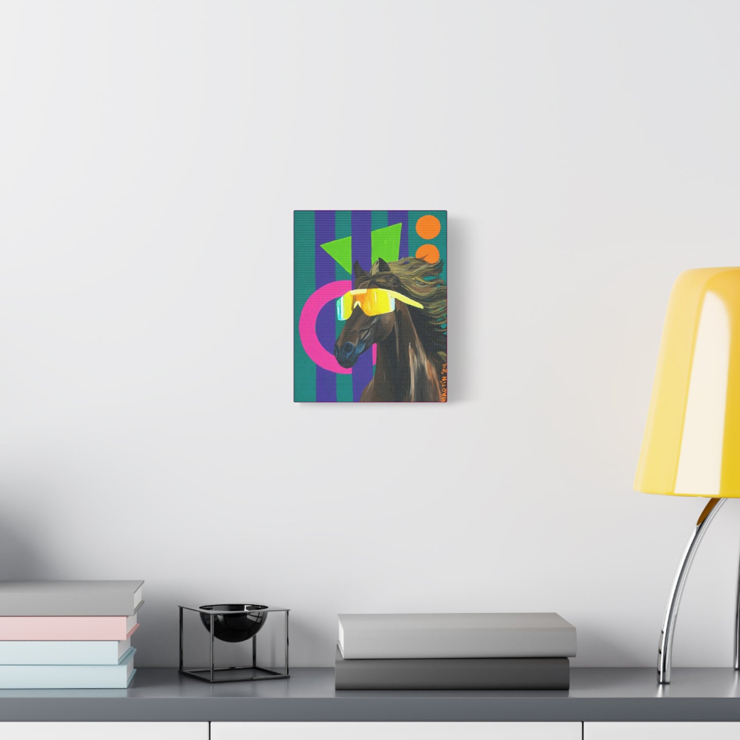 Dude Bro Horse Canvas Gallery Wrap