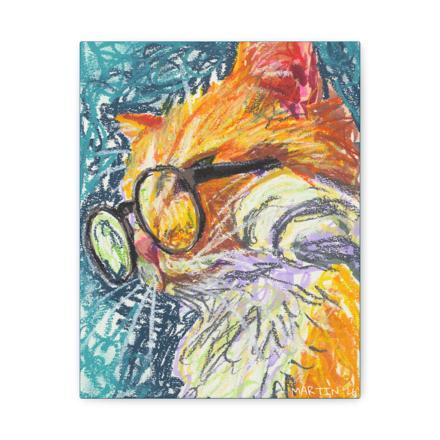 "Outside Dave in his Glasses" Matte Canvas, Stretched, 1.25"