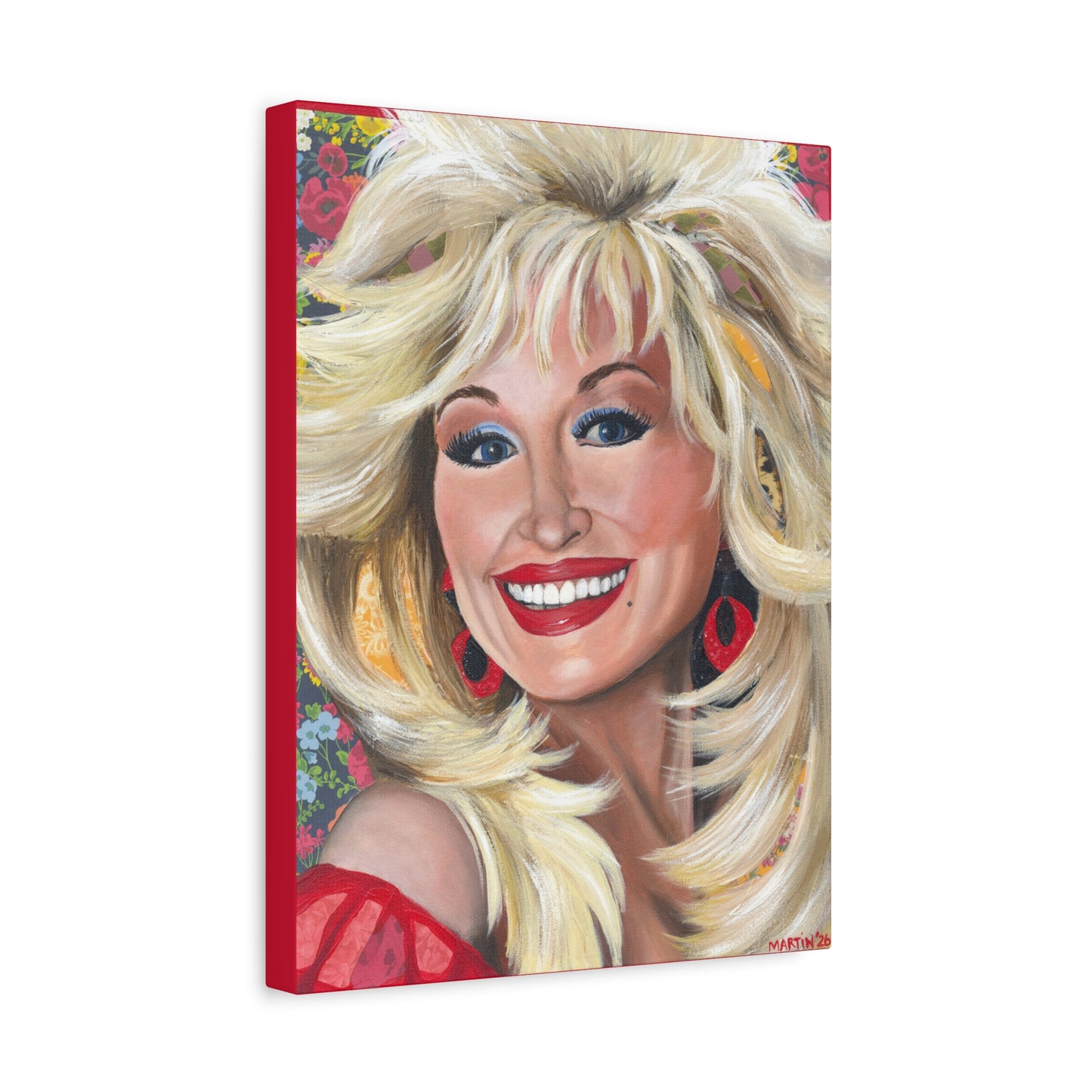 "Dolly" Matte Canvas, Stretched, 1.25"