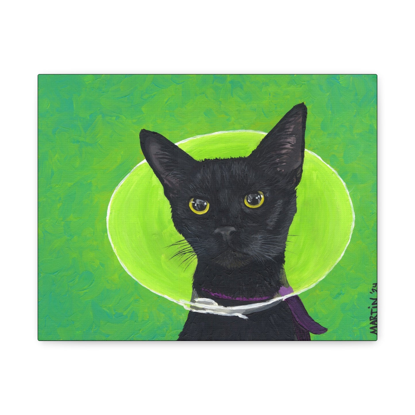 Gene Parmesan Cone of Shame - Canvas Gallery Wrap
