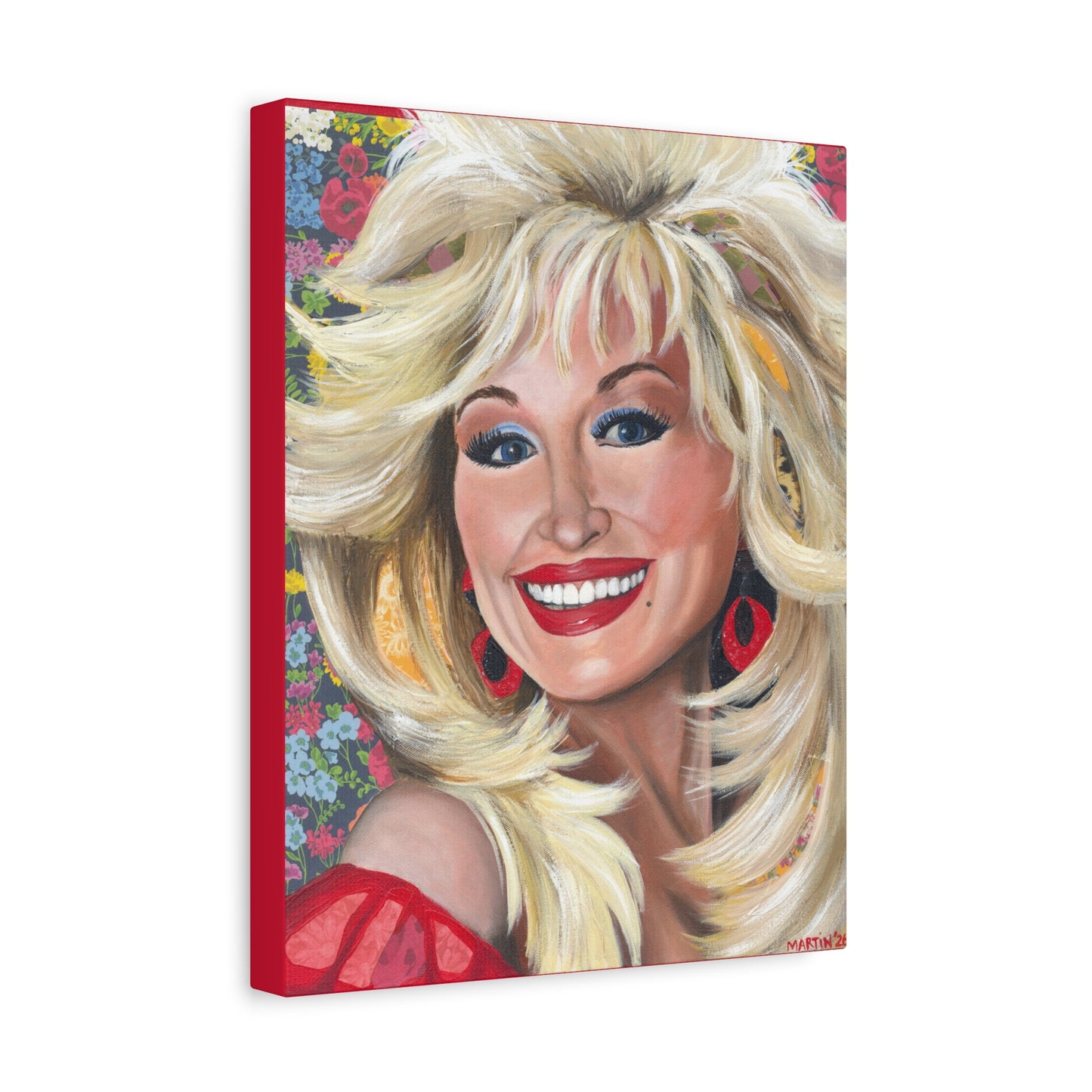 "Dolly" Matte Canvas, Stretched, 1.25"