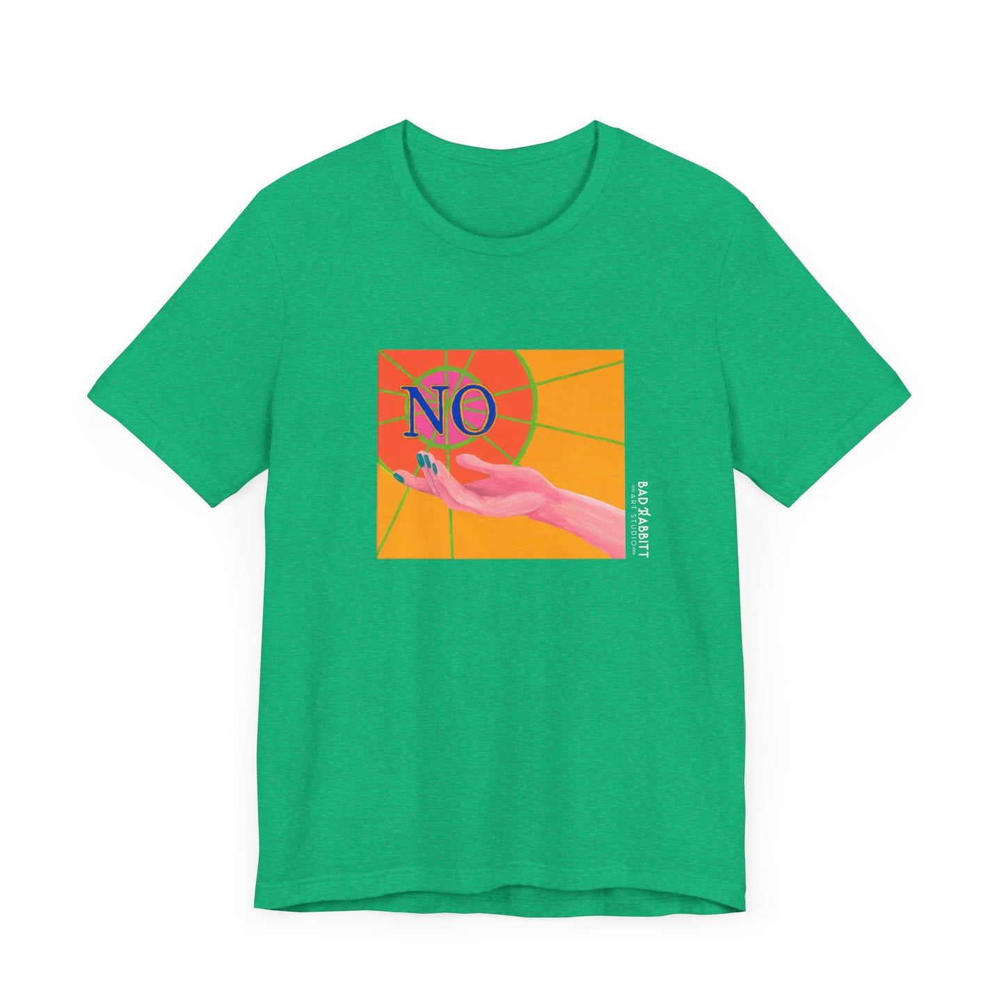 "NO" Hand Unisex Jersey Short Sleeve Tee